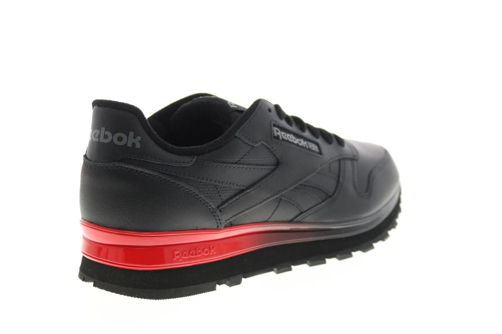 Reebok Classic Leather MU FY2760 Men's Black Leather Lifestyle Sneakers Shoes