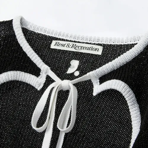 Street Style Elegant Style Logo Cardigans by Rest & Recreation