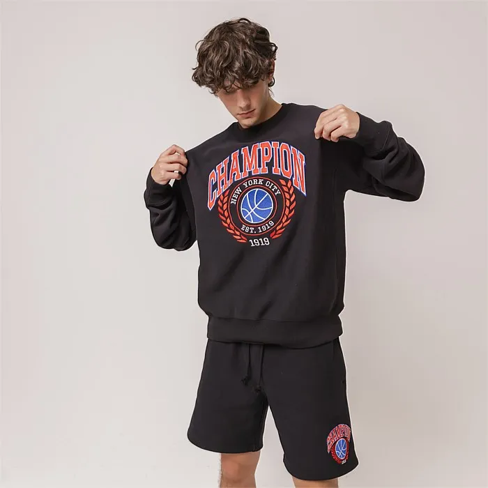 Reverse Weave Field Basketball Crewneck Hoodies & Crews | Stirling Sports