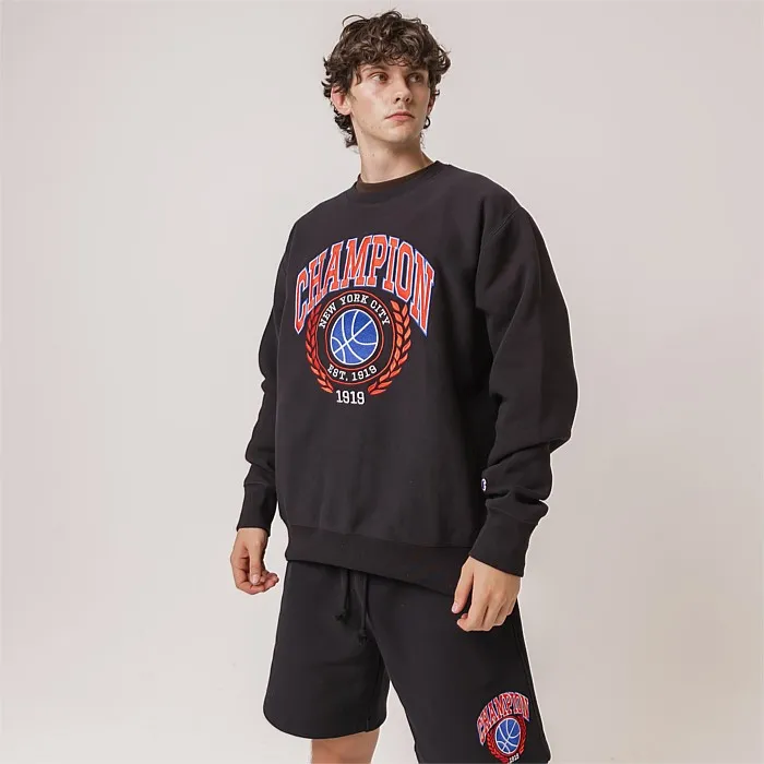 Reverse Weave Field Basketball Crewneck Hoodies & Crews | Stirling Sports