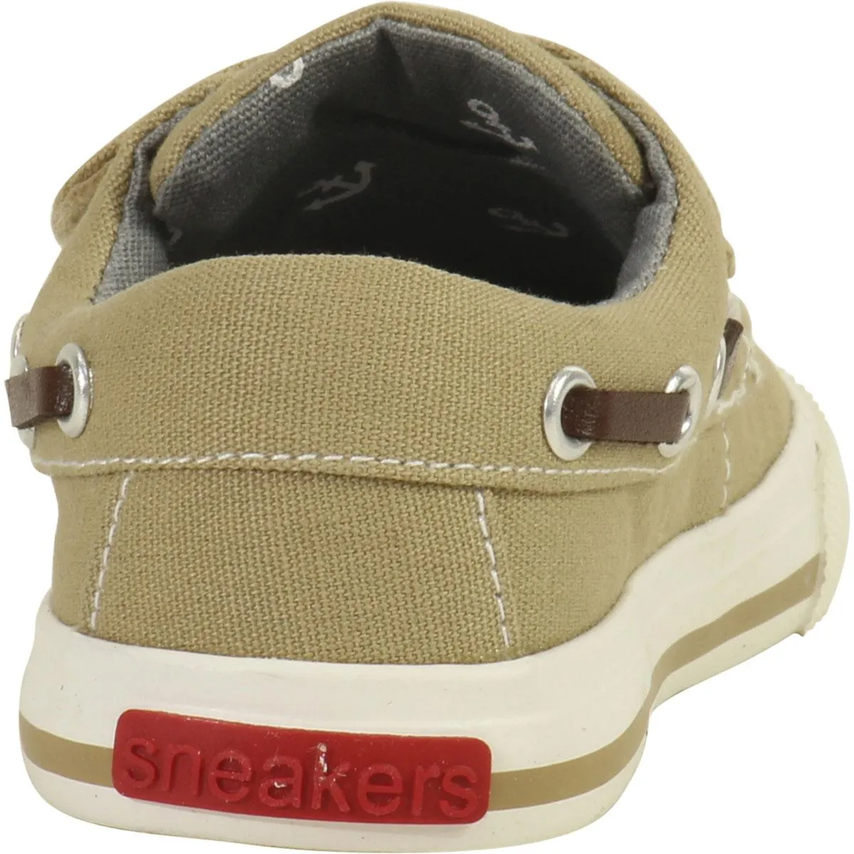 See Kai Run Toddler Boy's Khaki Elias Boat Shoes Size: 8T