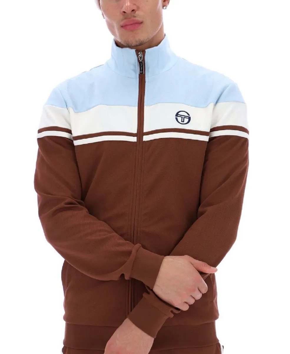 Sergio Tacchini Damarindo Track Jacket in Cappuccino Color