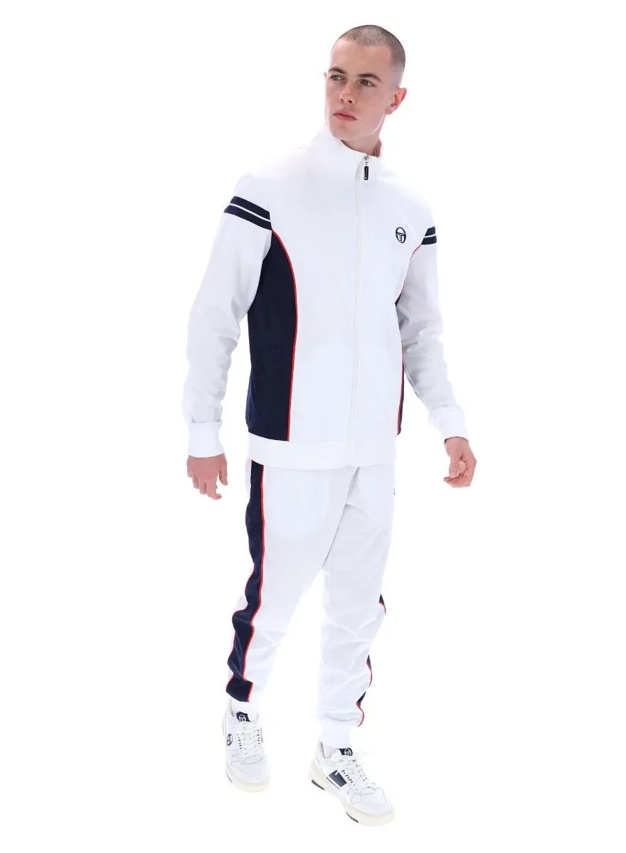 White Fjord Track Jacket by Sergio Tacchini