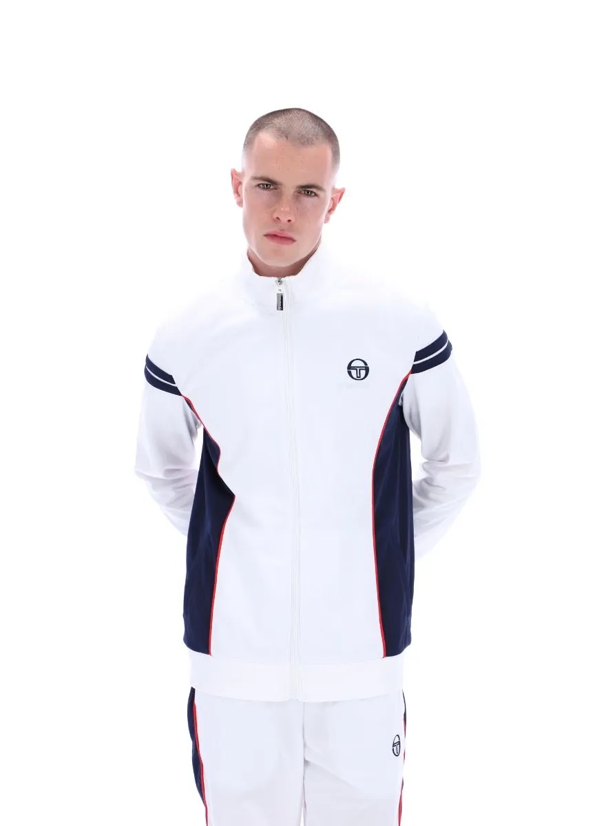 White Fjord Track Jacket by Sergio Tacchini