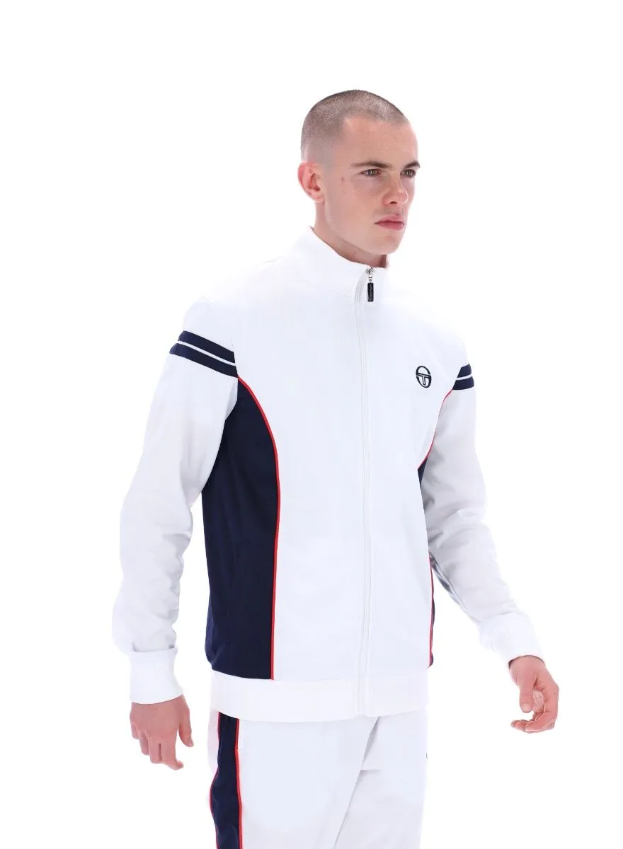 White Fjord Track Jacket by Sergio Tacchini