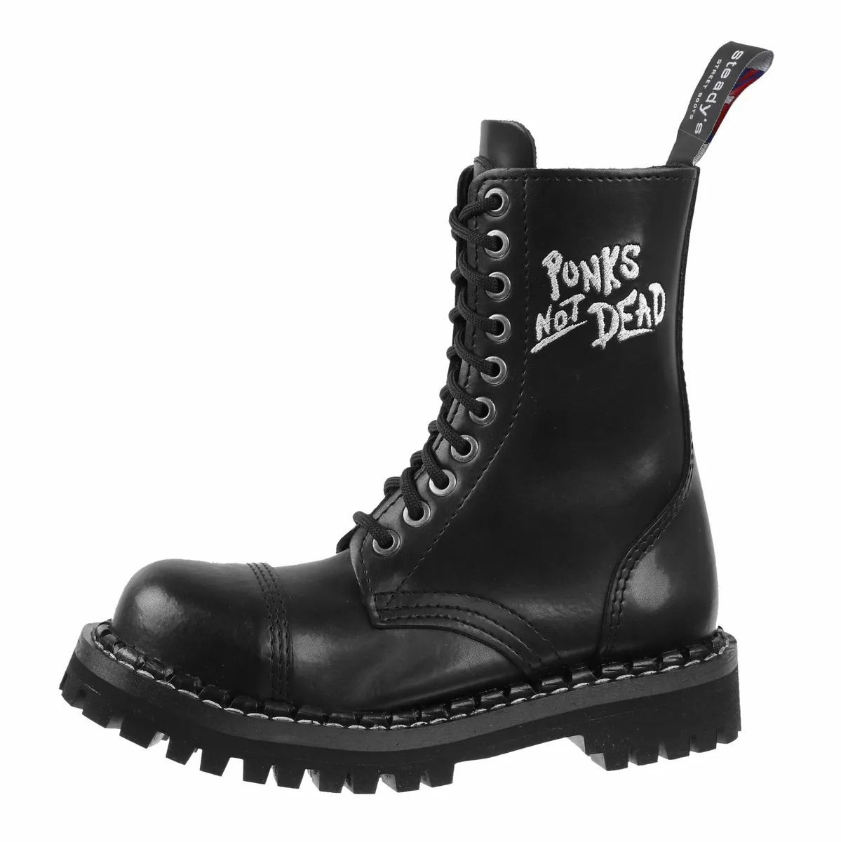 Steady's 10 Pinhole Black Punks not dead Metal-shop