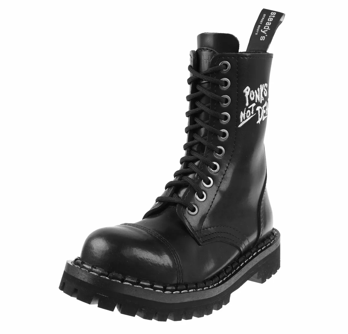 Steady's 10 Pinhole Black Punks not dead Metal-shop