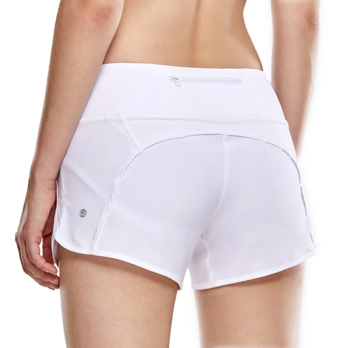 Women's Sport Shorts with Zippered Pocket CRZ Yoga - R403