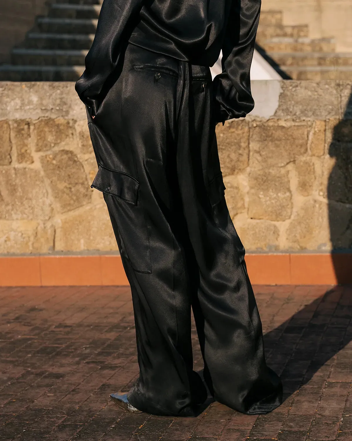 Silma Black Trousers