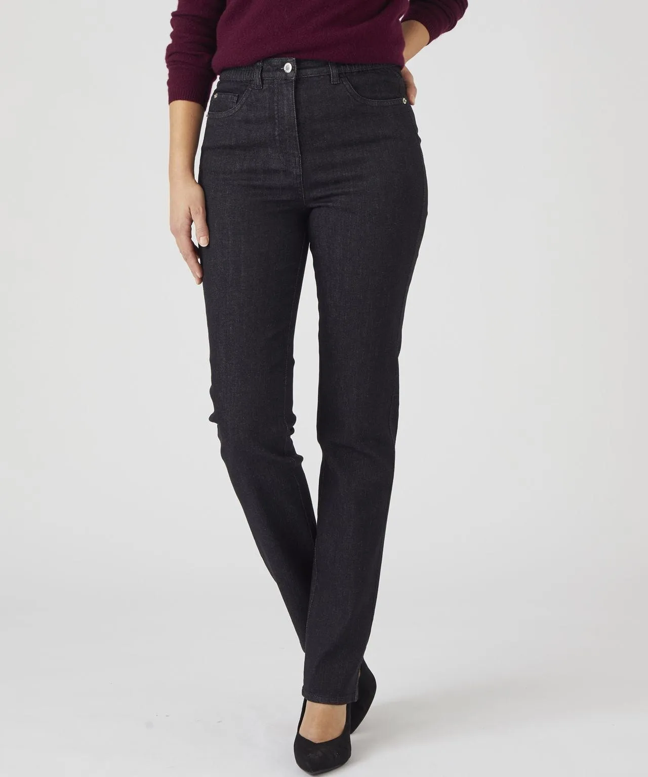 Slim Fit Jeans with Five Pockets