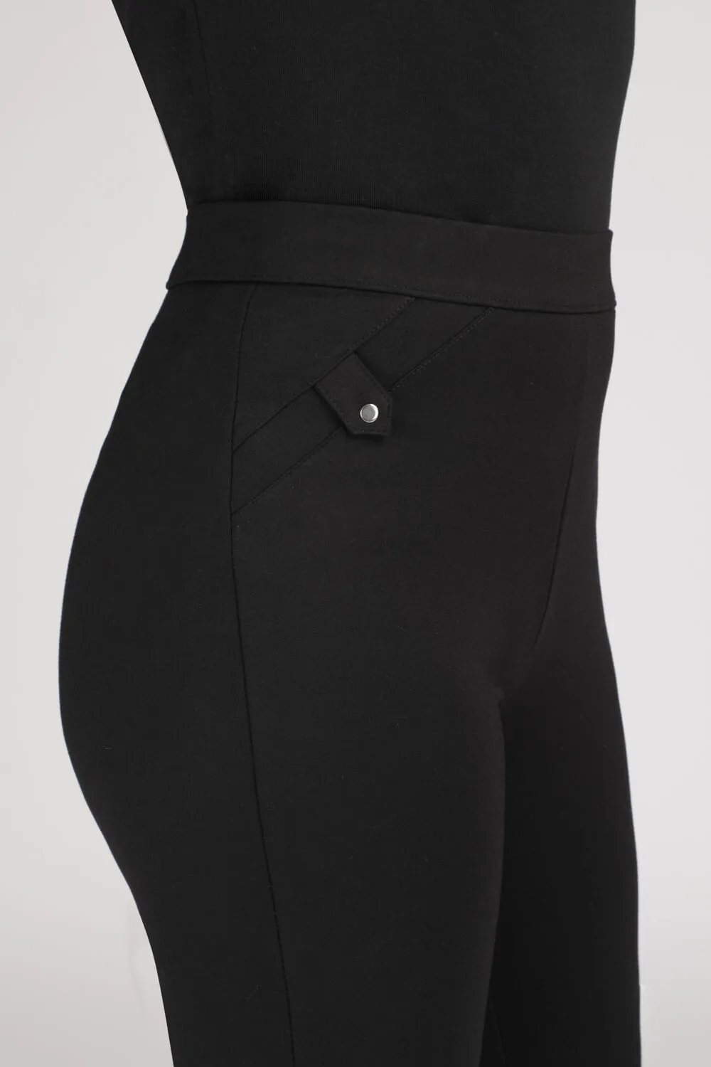 Ponte Slim Fit Elasticated Trousers