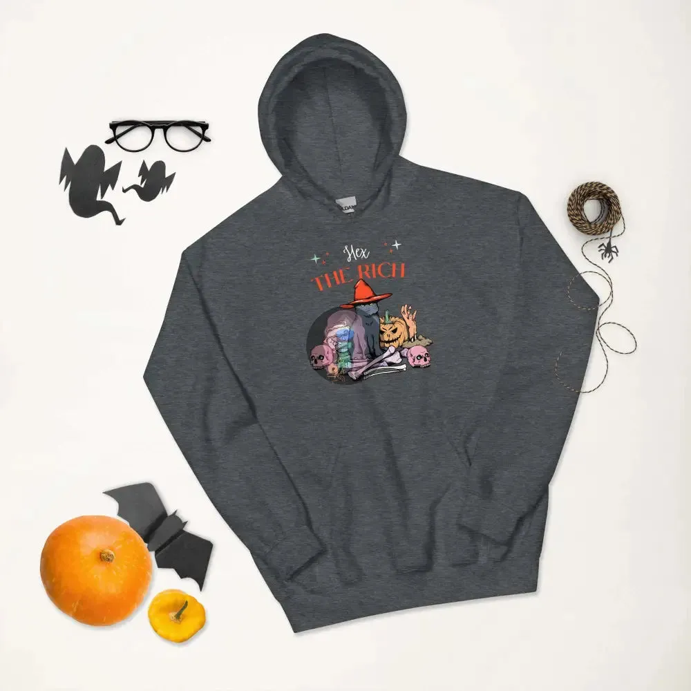 Spooky Rich Hex Unisex Hoodie for Halloween