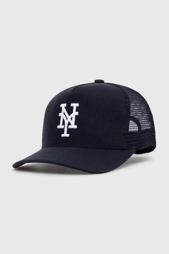 STAMPD Navy Blue Trucker Hat NY Baseball Cap SLA-U3411HT