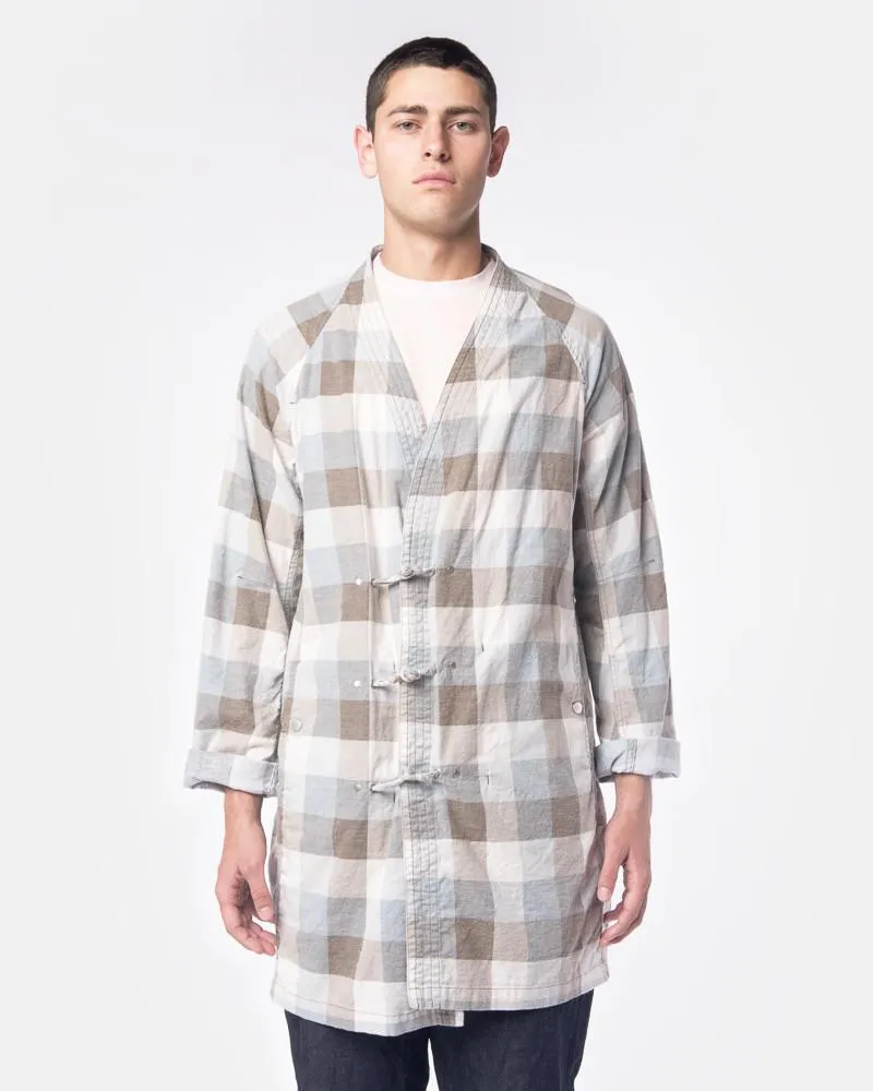 Stone Block Check Master Coat