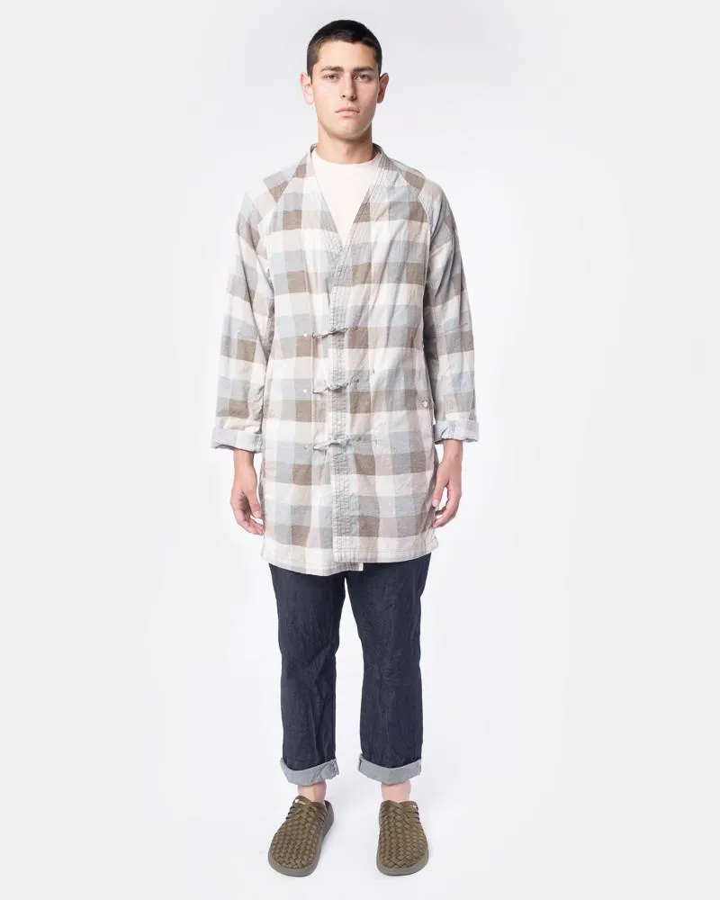 Stone Block Check Master Coat