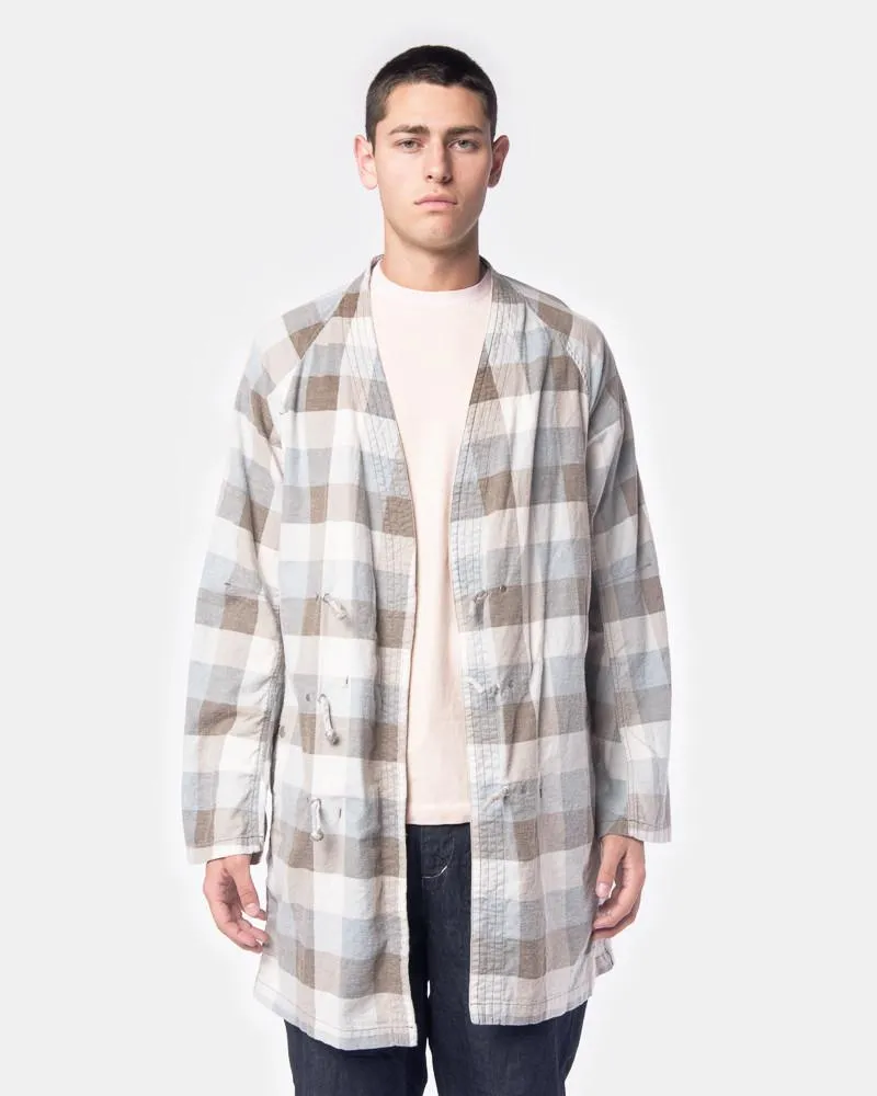 Stone Block Check Master Coat