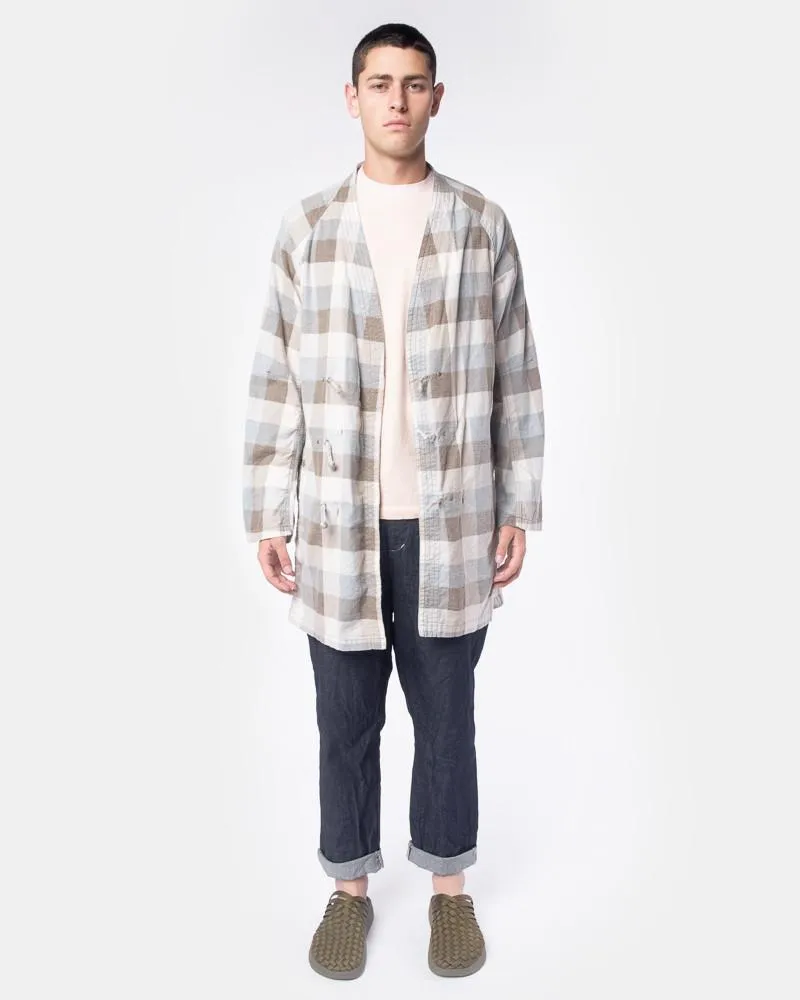 Stone Block Check Master Coat