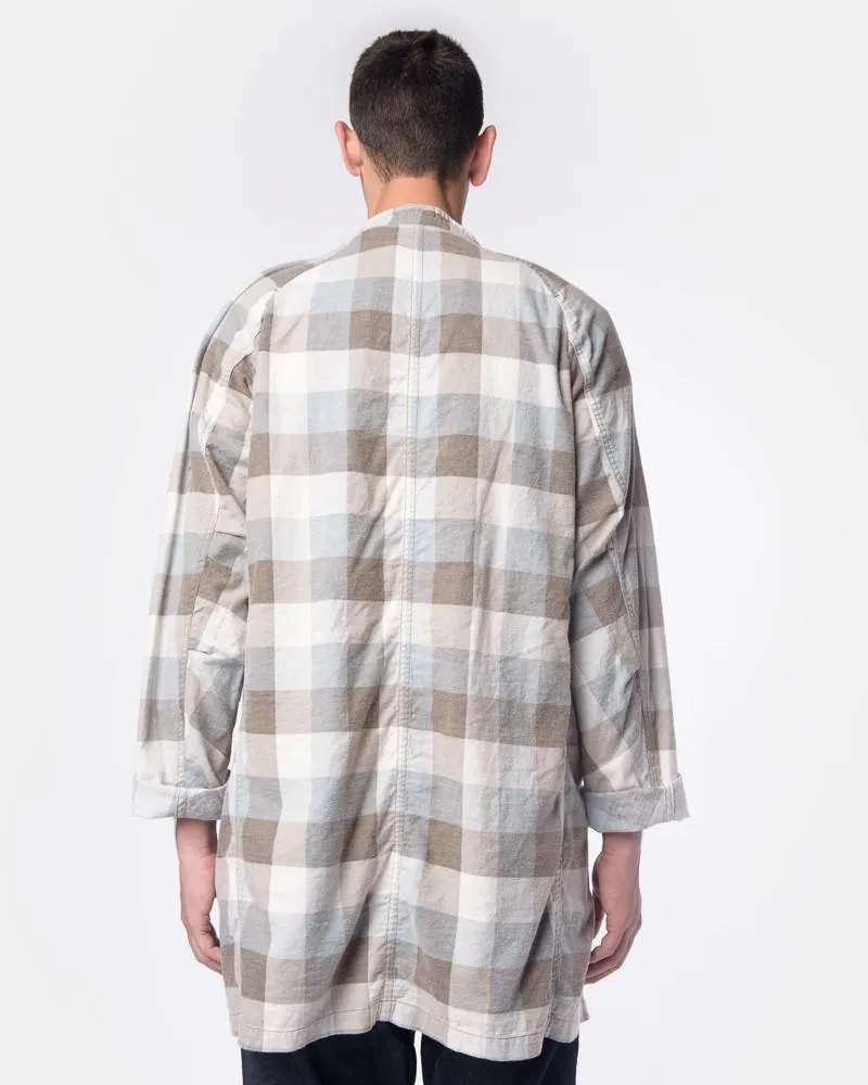 Stone Block Check Master Coat