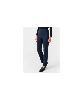 Straight Leg Pull-On Jean Trousers