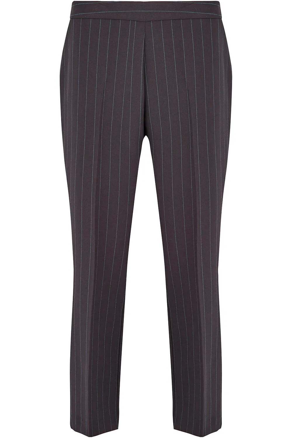 Elasticated Striped Straight Leg Trousers