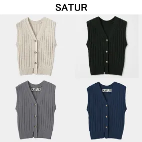 Street Style Logo Cardigans by SATUR