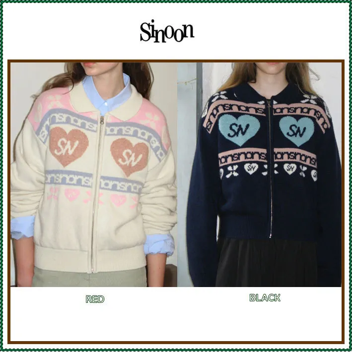 Street Style Long Sleeves Logo Outlet Cardigans