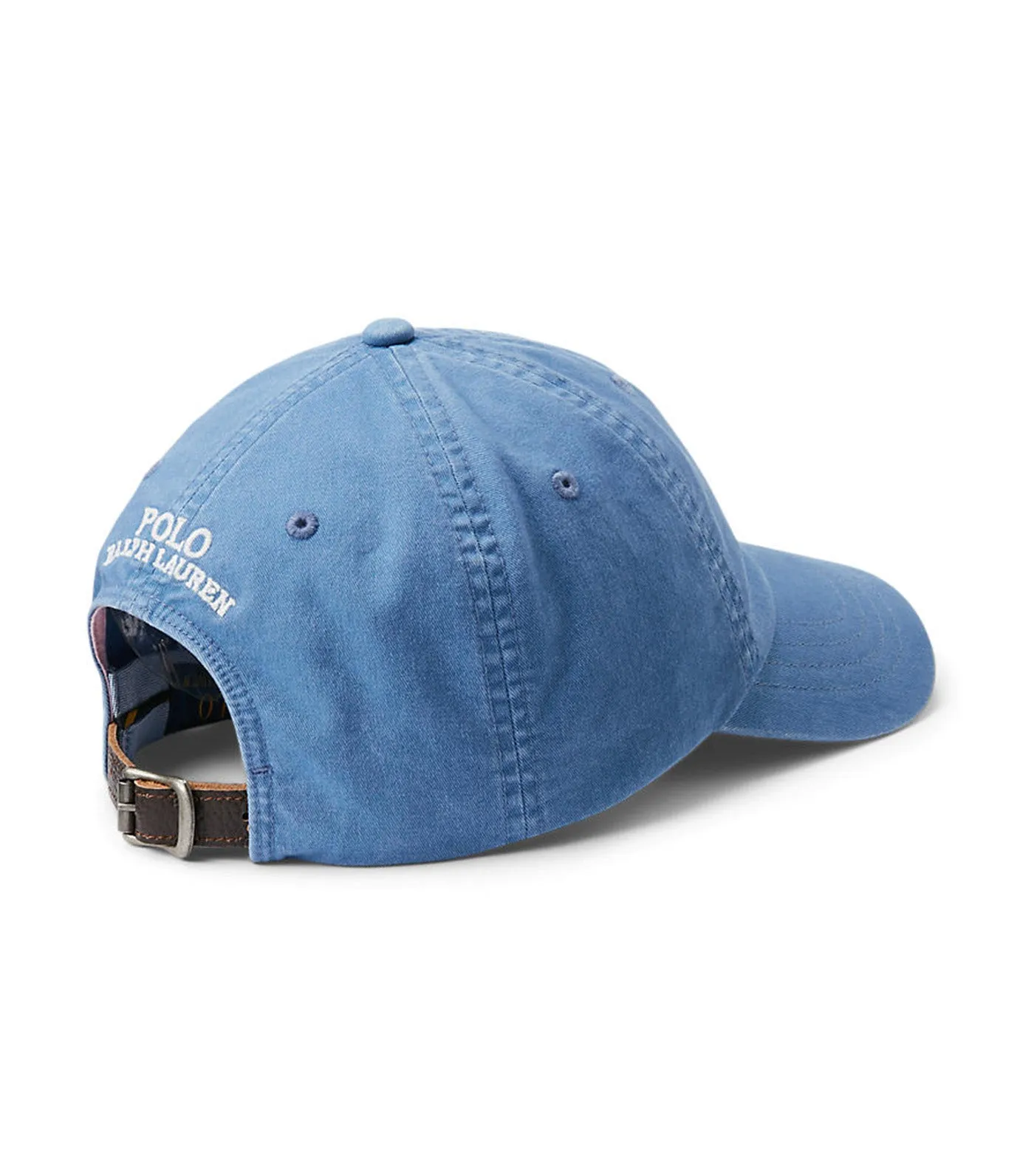 Stretch Cotton Twill Ball Cap for Men in Nimes Blue