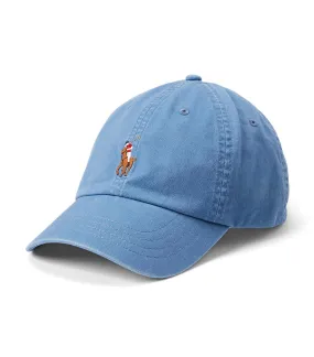 Stretch Cotton Twill Ball Cap for Men in Nimes Blue