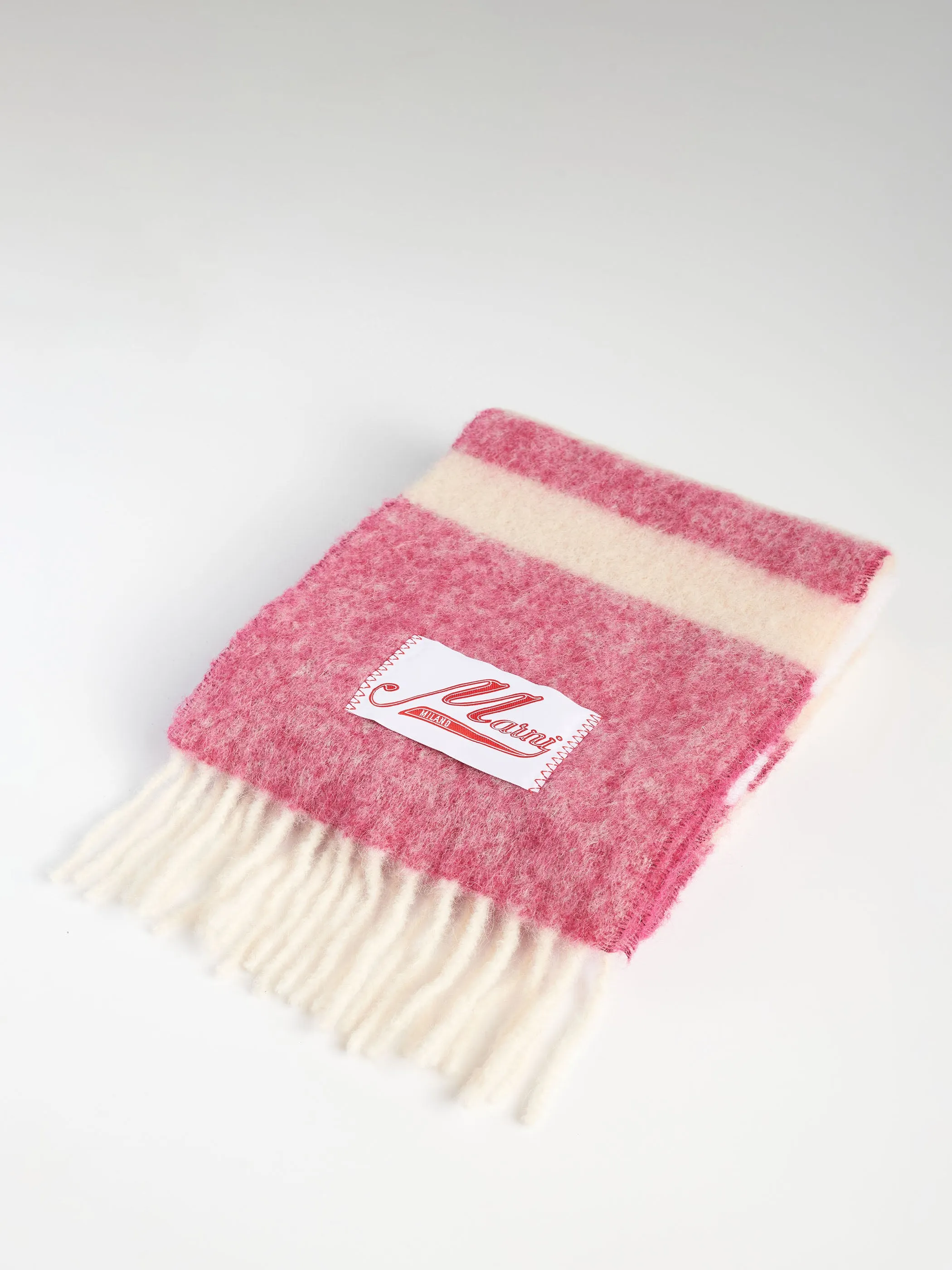 Striped Mohair Scarf -> Mohair Scarf with Stripes