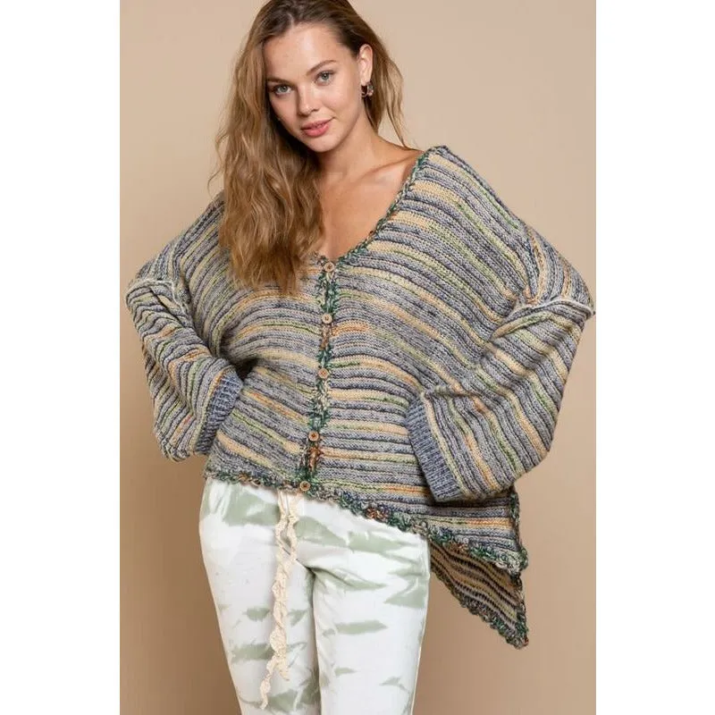 Striped Palm Springs Sweater Cardigan - 1 result.