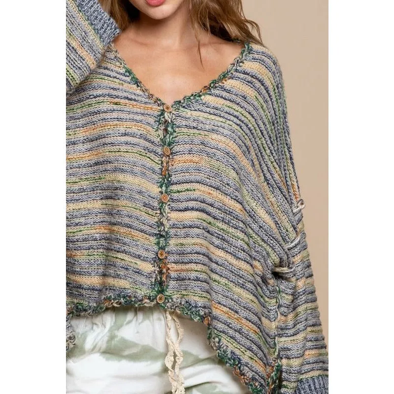 Striped Palm Springs Sweater Cardigan - 1 result.