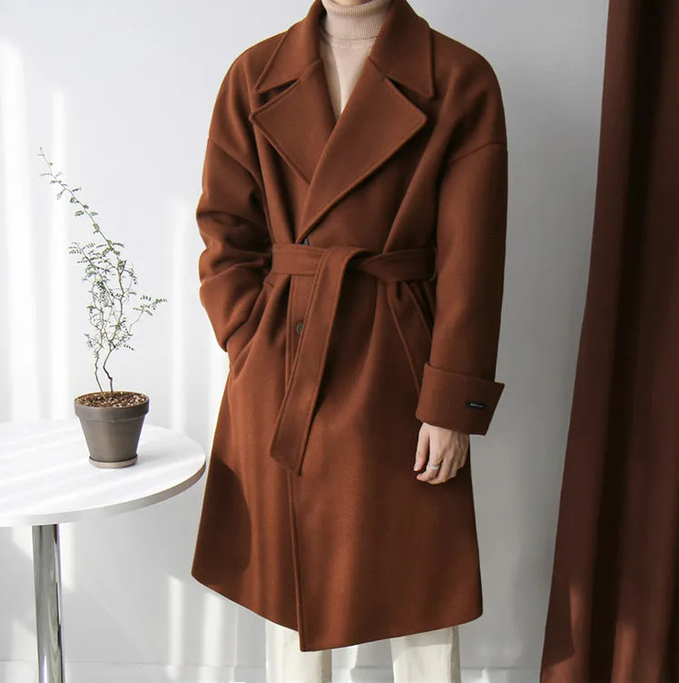 Stylish Men's Wool Winter Coat