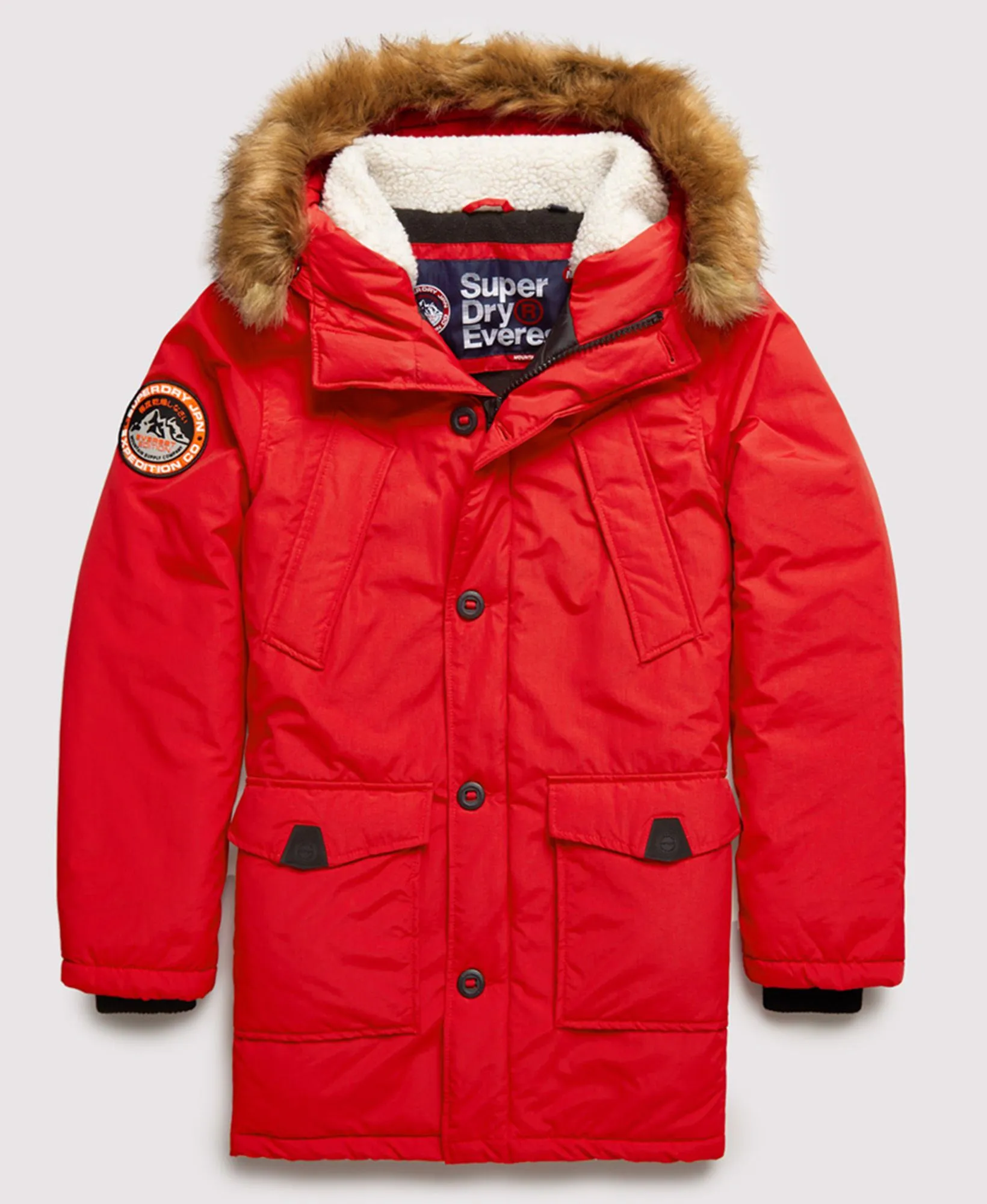 Superdry Deep Berry Parka Jacket