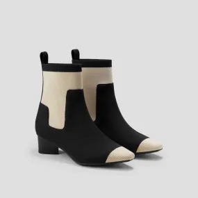 Theresa Water-Repellent Square-Toe Boots