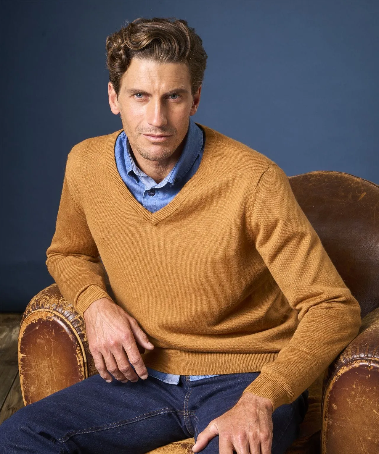 Warm V-neck Sweater