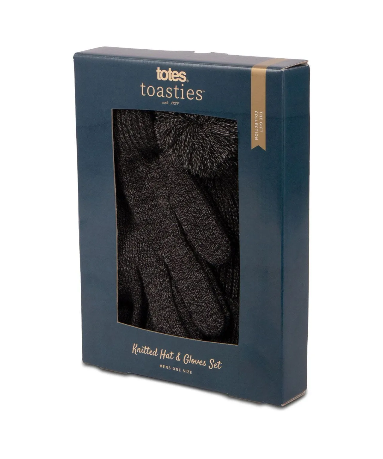 Totes Men's Hat and Glove Gift Set