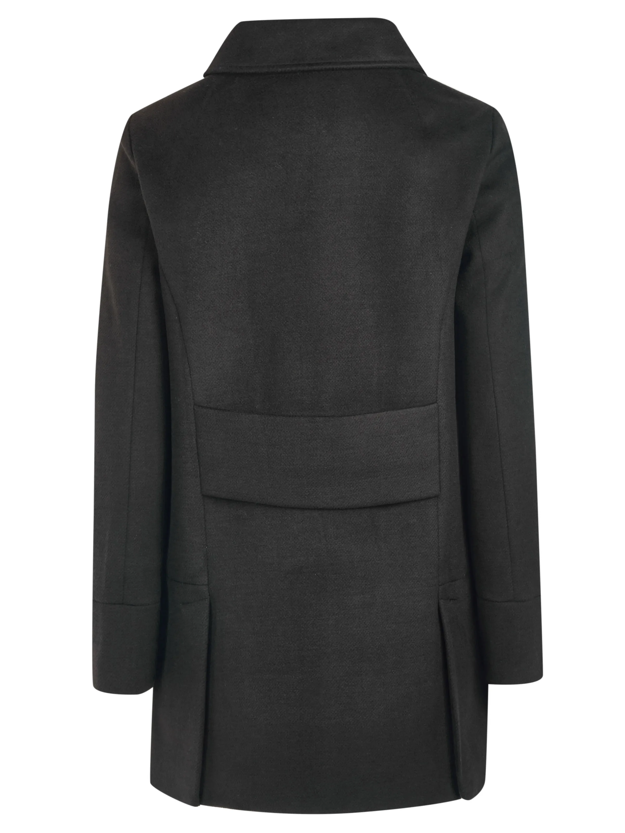 Trussardi black jeans coat - Shop now on website.