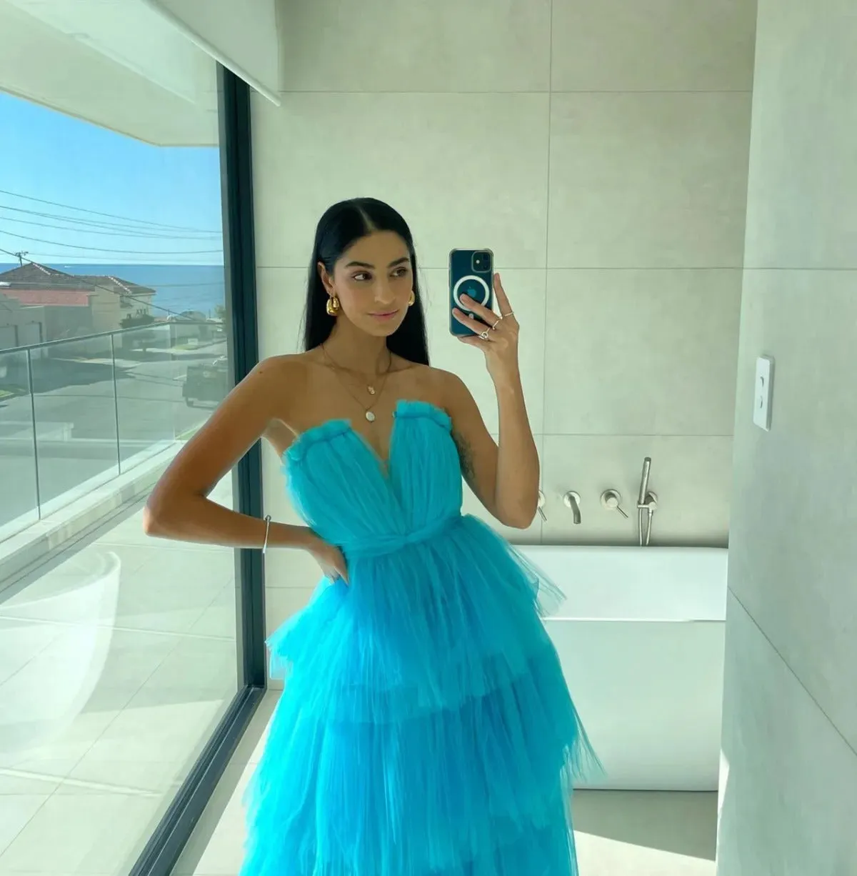 Turquoise Cruz Dress