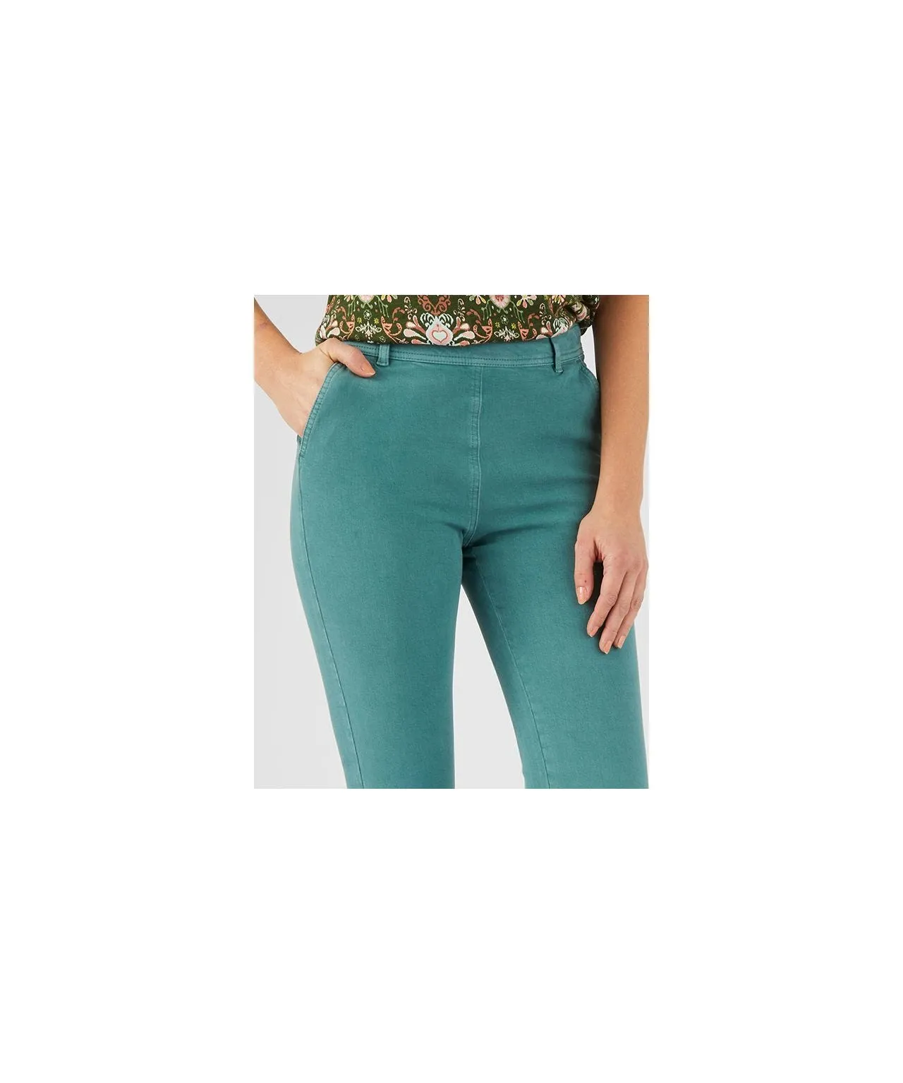 Two-way Stretch Cotton-Rich Trousers