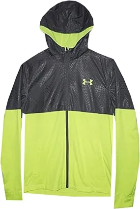 Under Armour Men Lightweight Full Zip Jacket Graphite Yellow.