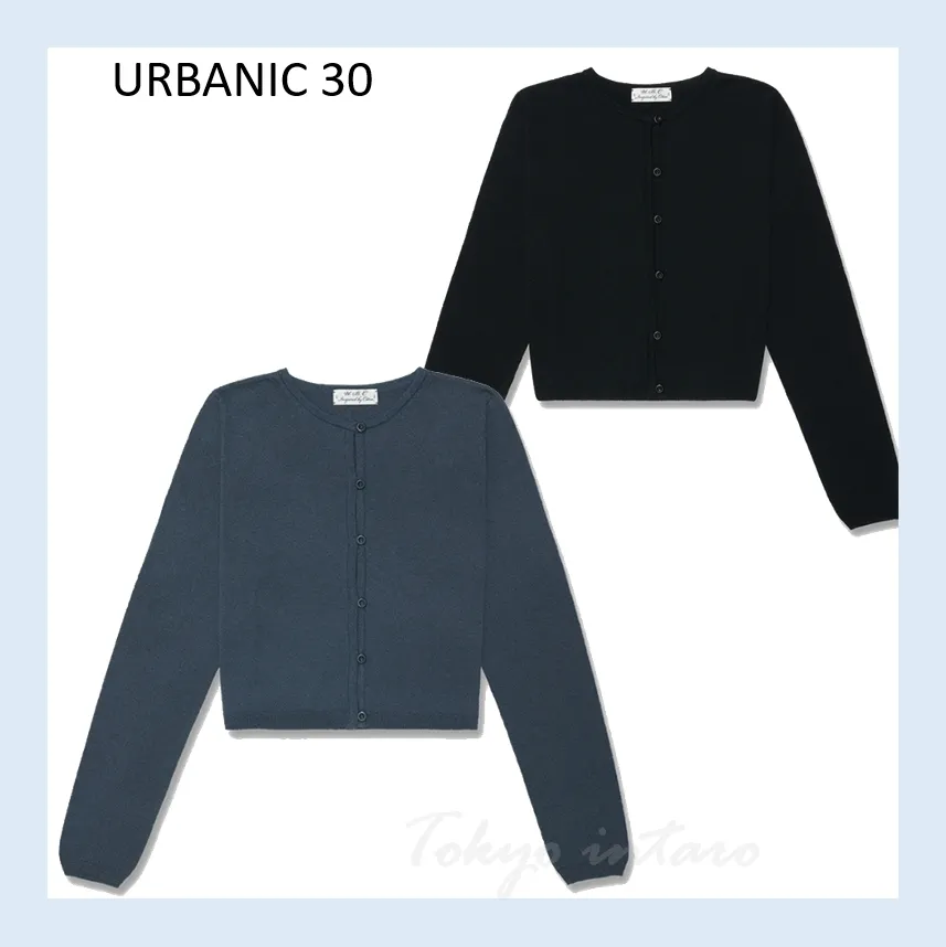 Urban Casual Style Street Logo Cardigans