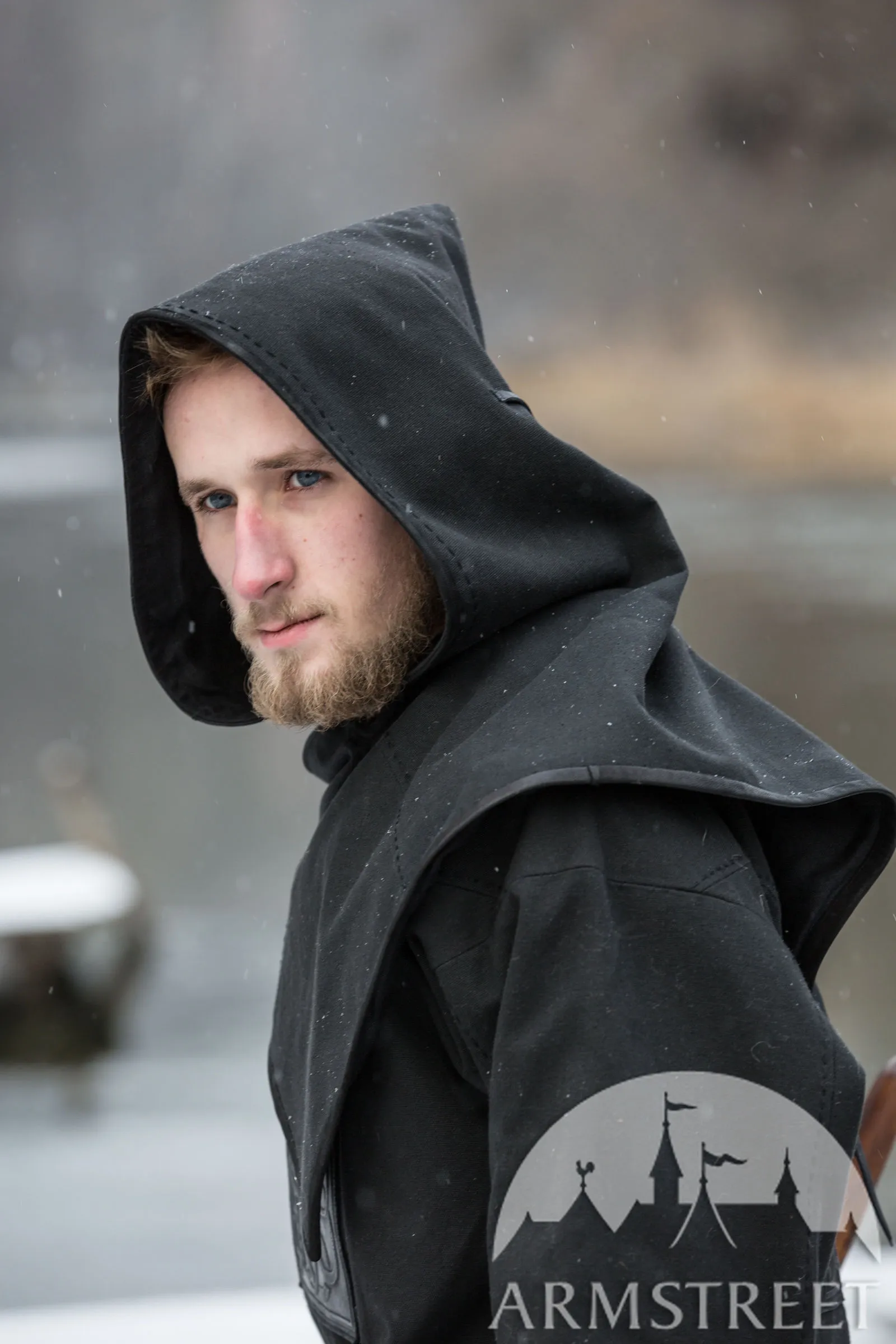 Viking Canvas Jacket with Hood