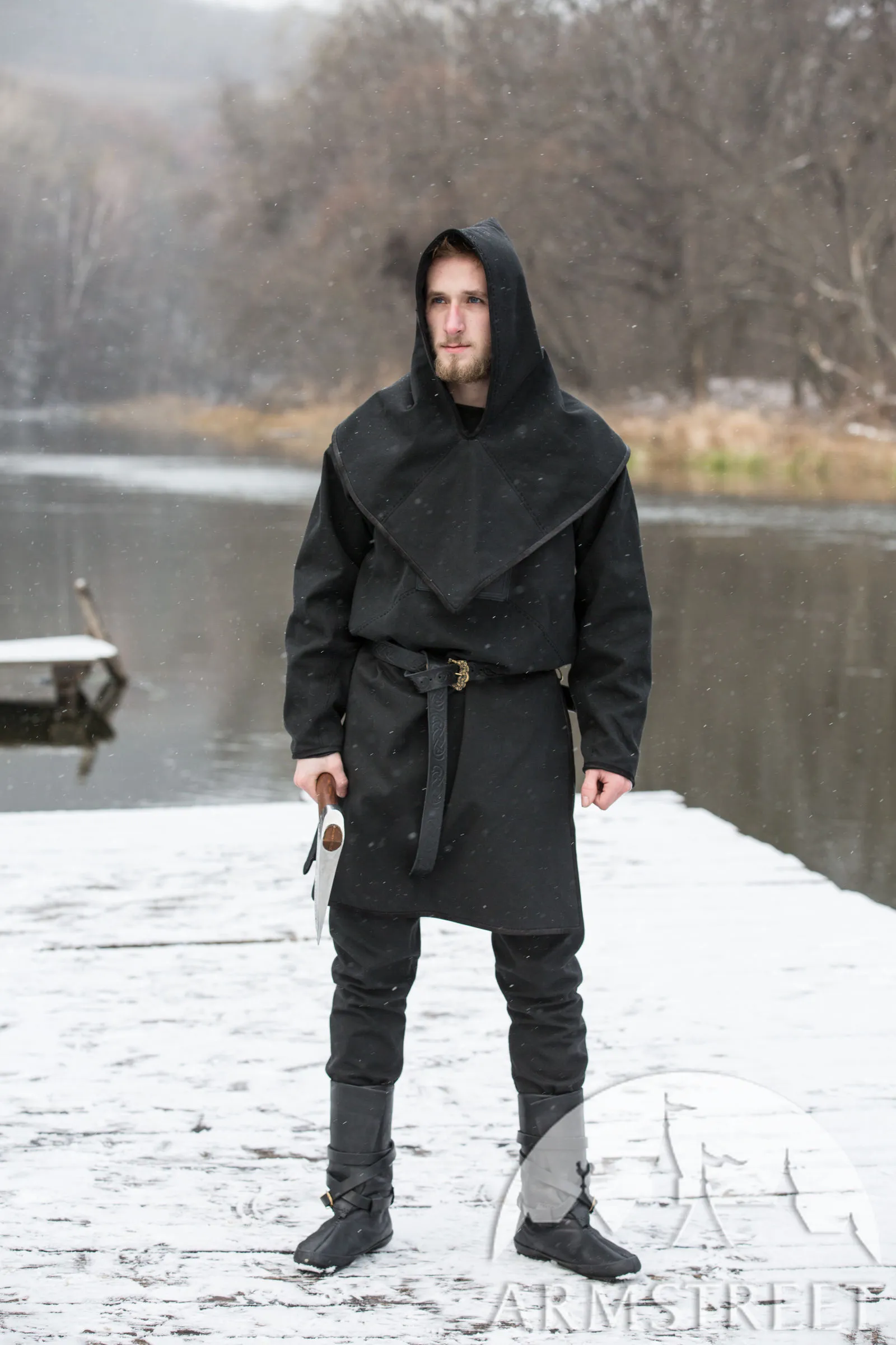 Viking Canvas Jacket with Hood