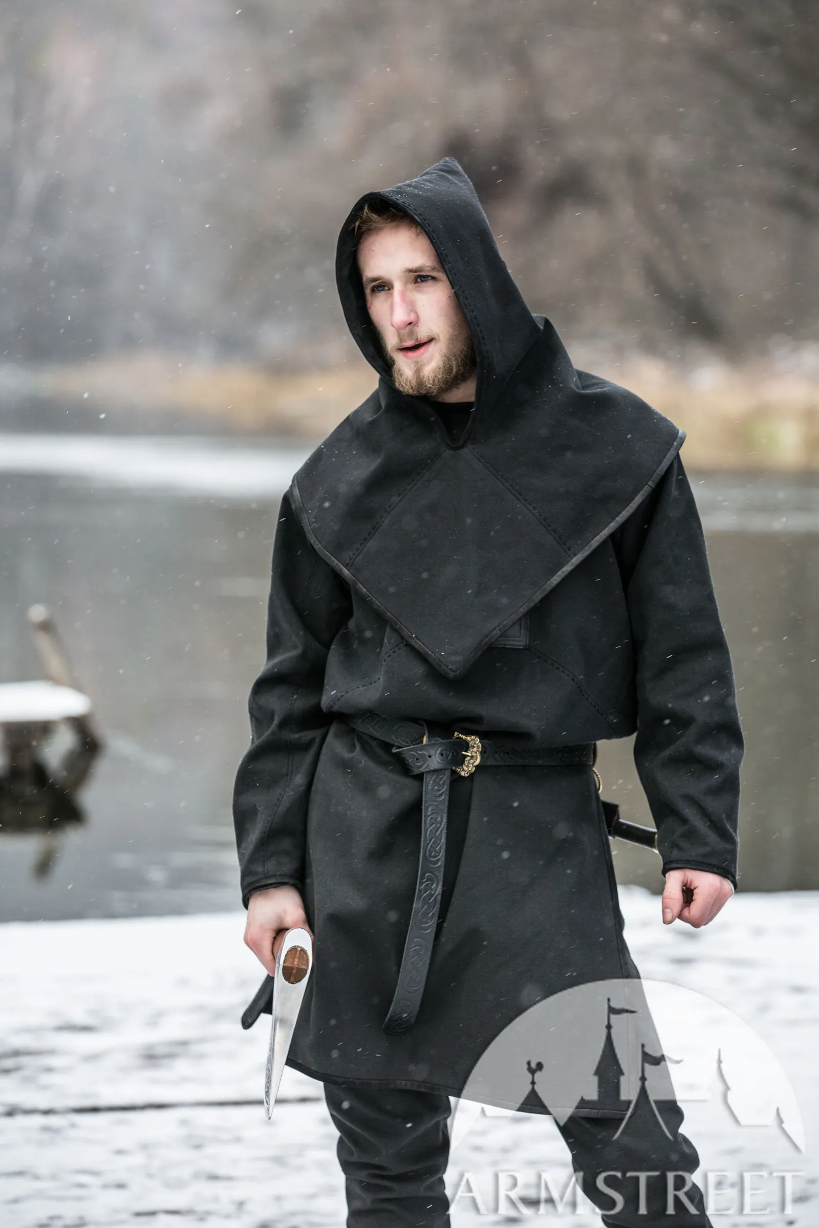 Viking Canvas Jacket with Hood