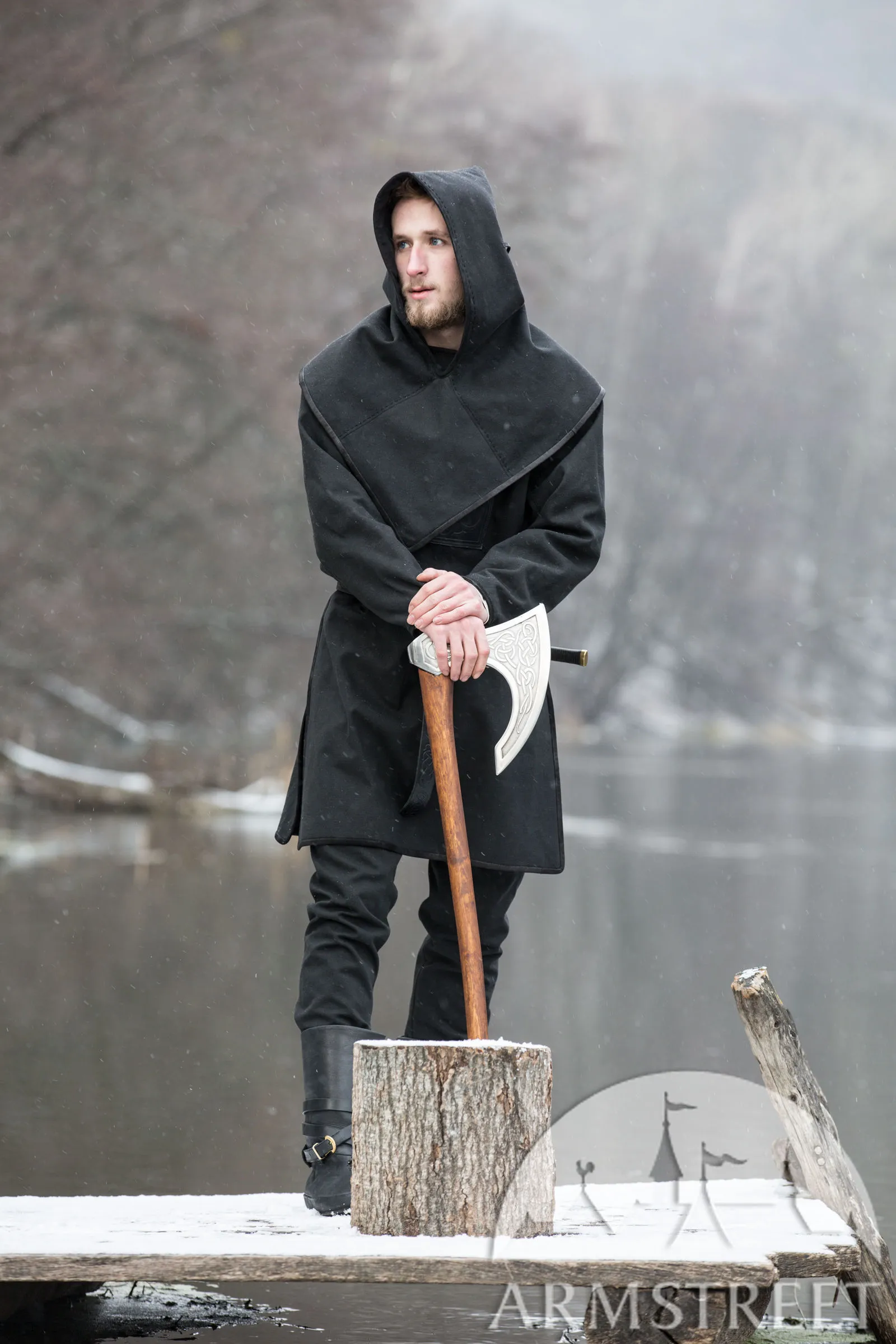 Viking Canvas Jacket with Hood