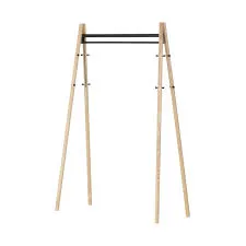 Vitra Kiila Coat Rack Stone White Solid Ash Clear Varnish Finish - 16 Hooks旦4 Legs