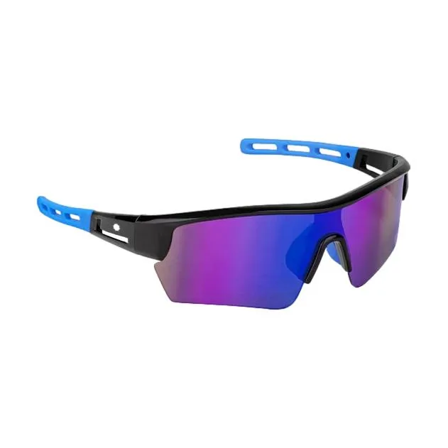 Waco Black Blue Mirror Sunglasses