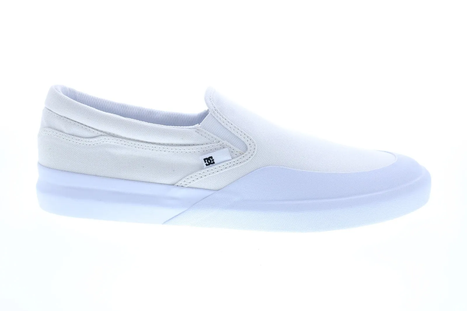 White DC Infinite Slip-On Men's Skate Sneakers Shoes - ADYS100603