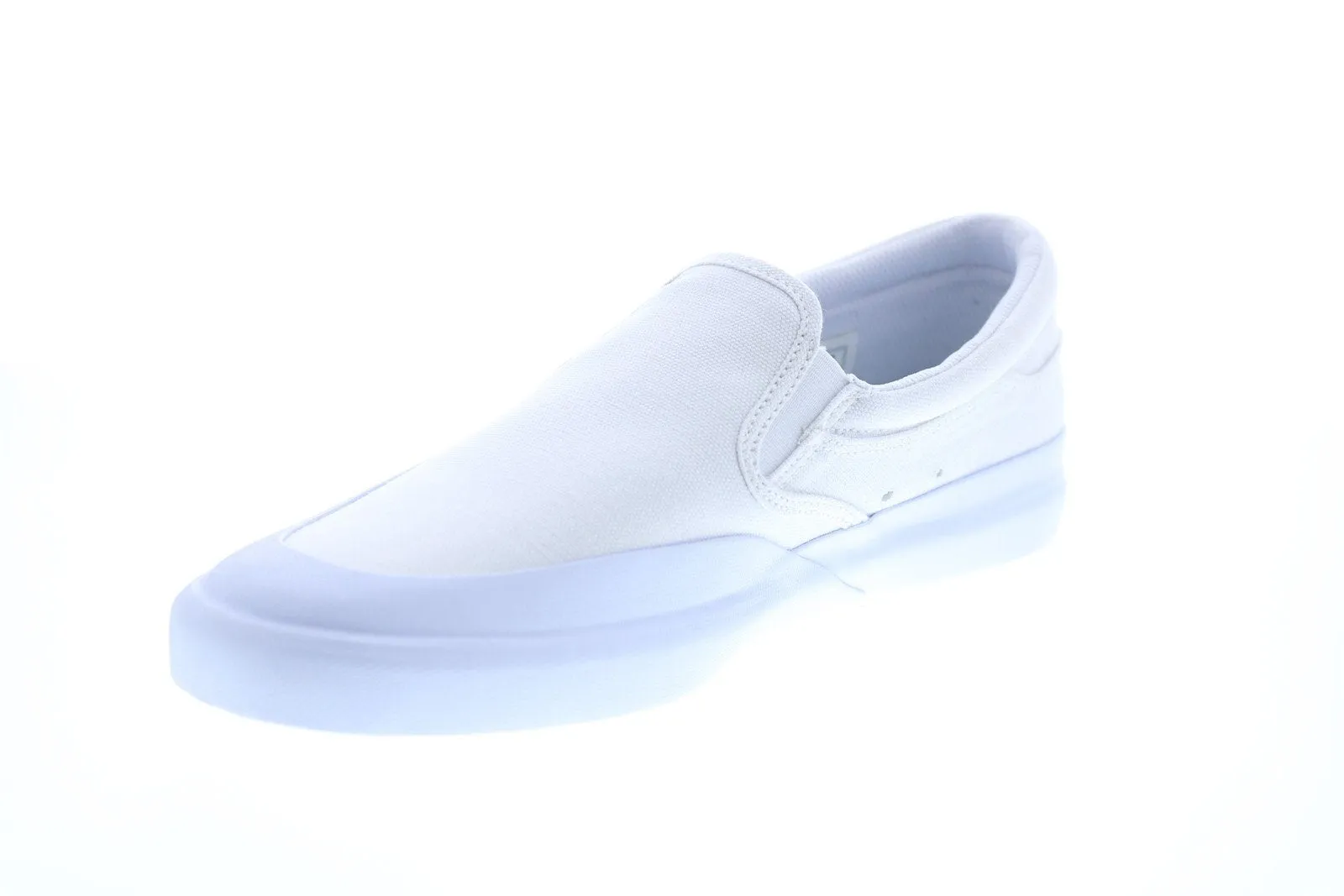 White DC Infinite Slip-On Men's Skate Sneakers Shoes - ADYS100603