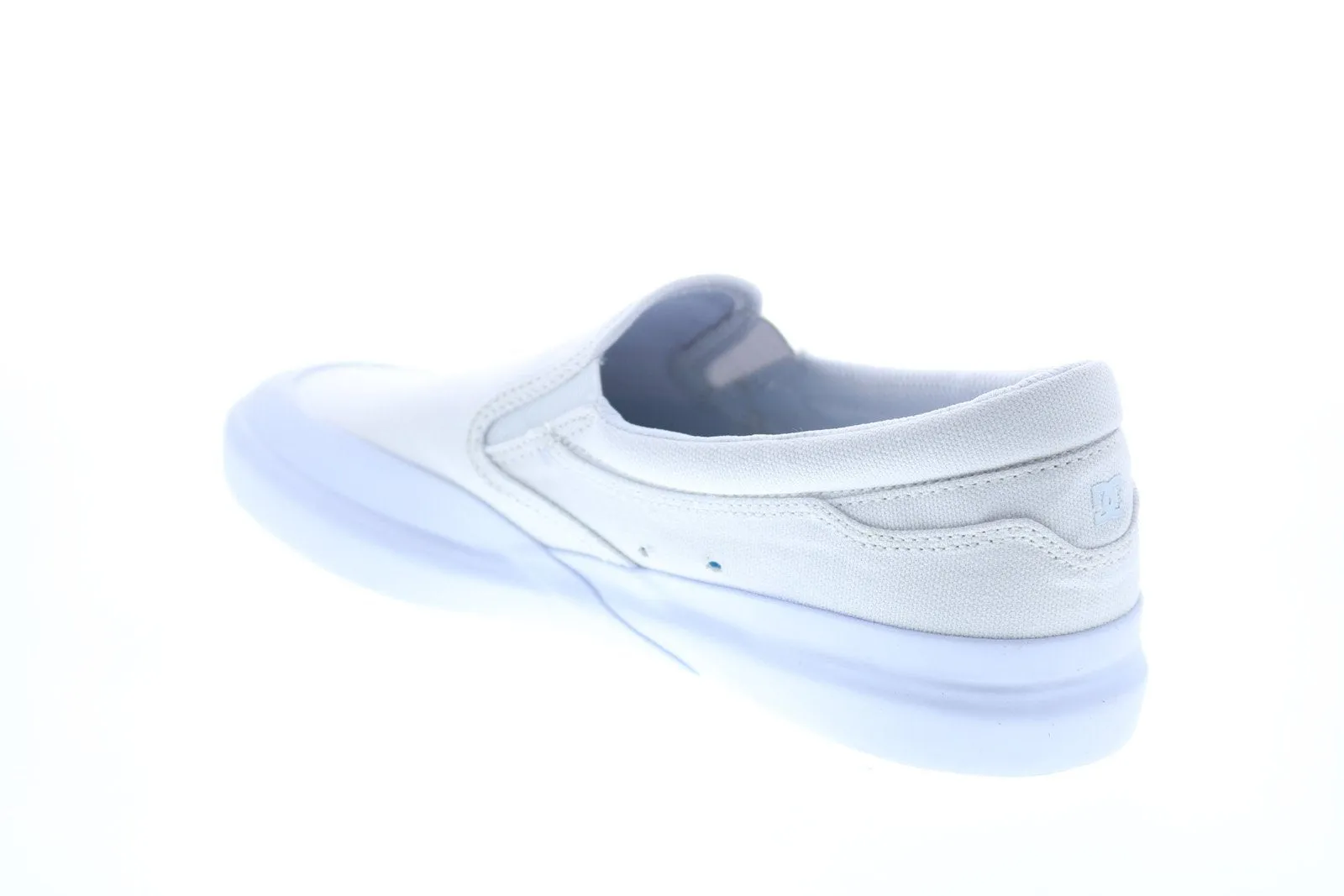 White DC Infinite Slip-On Men's Skate Sneakers Shoes - ADYS100603